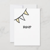 カスタムカントリーウェディングトラクターRSVPカード 招待状 (正面)