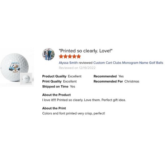 カスタムカートクラブモノグラムネームゴルフボール ゴルフボール