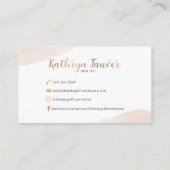 カスタムカードデザイン |編集不可のZazleテンプレート 名刺 (裏面)