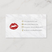 カスタムカードデザイン |編集不可Zazzleテンプレート 名刺 (裏面)