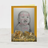 カスタムカード季節のごあいさつクリスマスカード シーズンカード (正面)