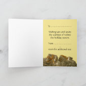 カスタムカード季節のごあいさつクリスマスカード シーズンカード (内部)