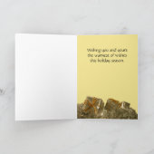 カスタムカード季節のごあいさつクリスマスカード シーズンカード (内部)