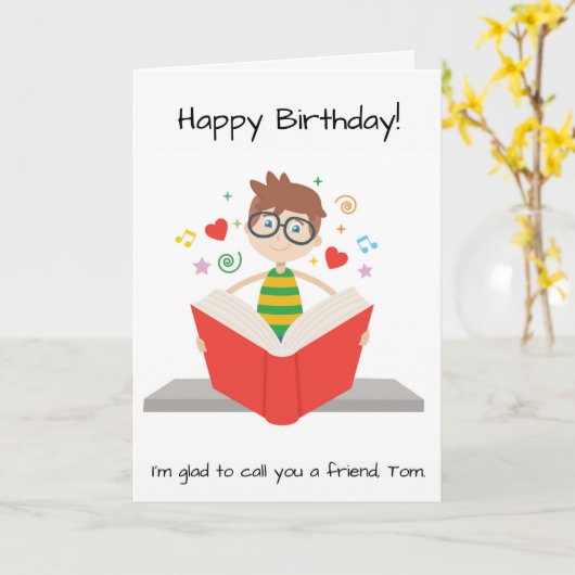 カスタムカード カード (黄色い花)