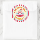 カスタムカーニバルシール名前をカスタムするコルビン ラウンドシール (バッグ)