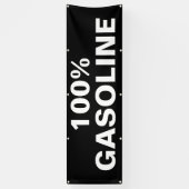 カスタムガソリンスタンド屋外 横断幕 (縦)