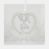 カスタムガラスオーナメント ガラスオーナメント (裏面)