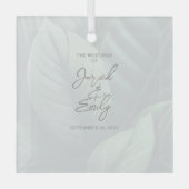 カスタムガラスオーナメント ガラスオーナメント (正面)