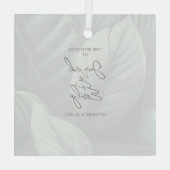 カスタムガラスオーナメント ガラスオーナメント (裏面)