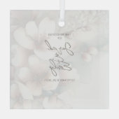 カスタムガラスオーナメント ガラスオーナメント (裏面)