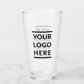 カスタムガラスタンブラー両面ロゴ タンブラーグラス (正面)