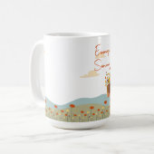 カスタムガーデンガールパーソナライズされたフローラマググ コーヒーマグカップ (正面左)