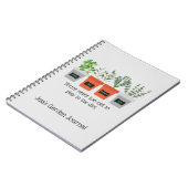 カスタムガーデンジャーナルおもしろい引用文ハーブ ノートブック (左側)