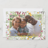 カスタムガーデンフローラ写真イースター シーズンカード (正面)