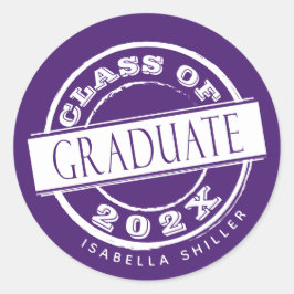 カスタムガーリー紫学院 ラウンドシール