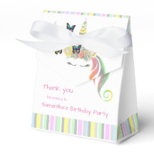 カスタムガーリーUnicorn顔誕生日ありがとう