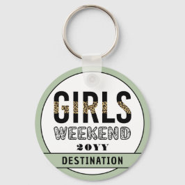 カスタムガールズウィークエンドガールズトリップバケーション キーホルダー