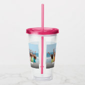 カスタムガールズウィークエンド写真アクリルタンブラー アクリルタンブラー (右)