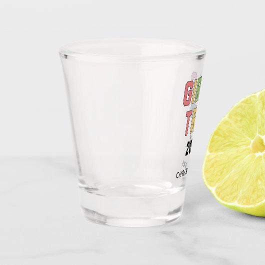 カスタムガールズトリップガールズウィークエンドバケーションゲタウェイ ショットグラス (左)