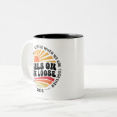カスタムガールズトリップグループマッチングサマーバケーション ツートーンマグカップ (正面左)