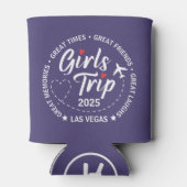 カスタムガールズトリップグループマッチングバケーション 缶クーラー (裏面)