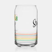 カスタムガールズトリップ |かわいい女の子の週末の休暇 ガラス缶 (左)