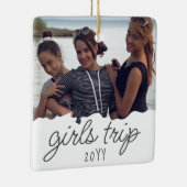 カスタムガールズトリップ | Girls weekend Getawayお土産 セラミックオーナメント (右)