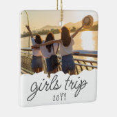 カスタムガールズトリップ | Girls weekend Getawayお土産 セラミックオーナメント (右)