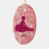 カスタムガールズバレリナダンスシューズオーナメント セラミックオーナメント (右)