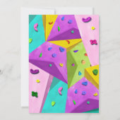 カスタムガールロック登山誕生日パーティー 招待状 (裏面)