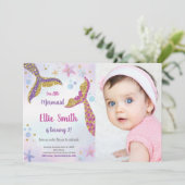 カスタムキッズアンダーザシーパーティー招待状 招待状 (スタンド正面)