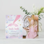 カスタムキッズアンダーザシーパーティー招待状 招待状 (スタンド正面)