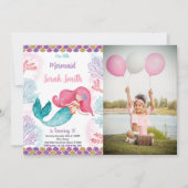 カスタムキッズアンダーザシーパーティー招待状 招待状 (正面)