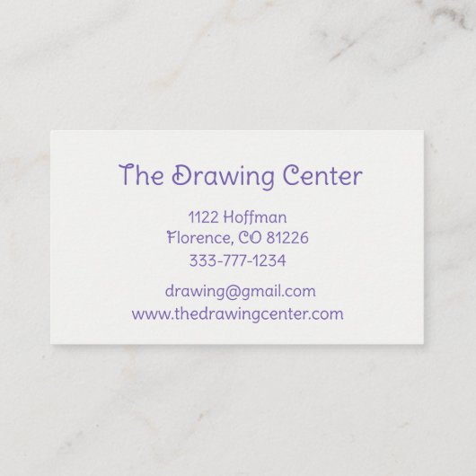 カスタムキッズアートワーク2つの可愛いマウス、花….. 名刺 (裏面)