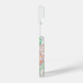 カスタムキッズアートワーク2つの可愛いマウス、花….. iPhoneケース (左側面)