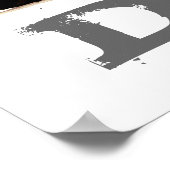 カスタムキッズイエローディガー ポスター (角)