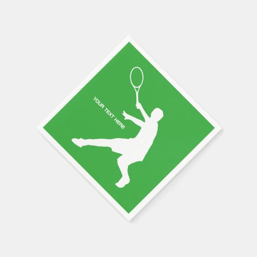 カスタムキッズテニス誕生日パーティー紙ナプキン スタンダードカクテルナプキン (角)