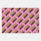 カスタムキッズテニス誕生日包装紙シート ラッピングペーパーシート (正面3)