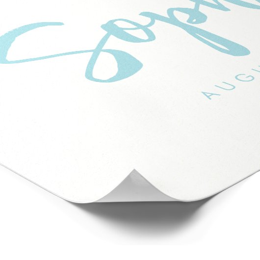 カスタムキッズルームベビー名子供部屋ウォールプリント ポスター (角)