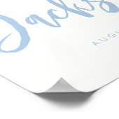 カスタムキッズルームベビー名子供部屋ウォールプリント ポスター (角)