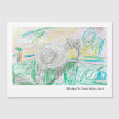 カスタムキッズ磁気アートカード (正面)