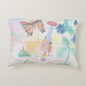 カスタムキッズ・アートワーク,くるみ割り玩具,バタフライ, アクセントクッション (裏面)
