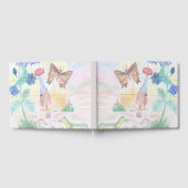 カスタムキッズ・アートワーク，くるみ割り玩具，バタフライ， ゲストブック (全面)