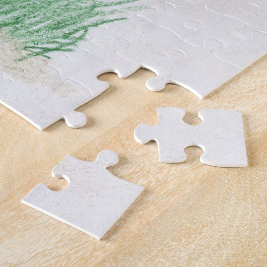 カスタムキッズ・アートワーク,くるみ割り玩具,バタフライ, ジグソーパズル (側面)