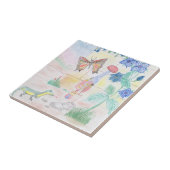 カスタムキッズ・アートワーク，くるみ割り玩具，バタフライ， タイル (側面)