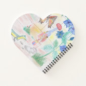 カスタムキッズ・アートワーク,くるみ割り玩具,バタフライ, ノートブック (裏面)