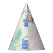 カスタムキッズ・アートワーク，くるみ割り玩具，バタフライ， パーティーハット (裏面)