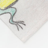 カスタムキッズ・アートワーク，くるみ割り玩具，バタフライ， フリースブランケット (角)