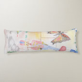 カスタムキッズ・アートワーク,くるみ割り玩具,バタフライ, ボディピロー (裏面)