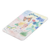 カスタムキッズ・アートワーク，くるみ割り玩具，バタフライ， マグネット (左側)